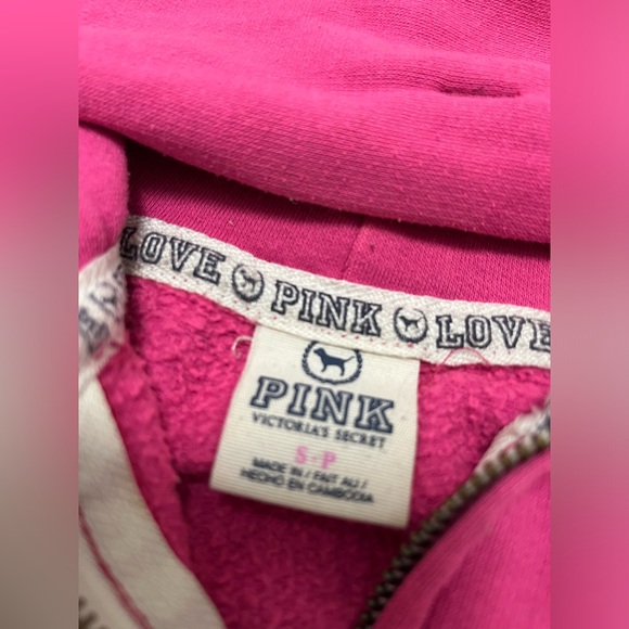 Victoria’s Secret PINK - Y2K logo hoodie - size small - Picture 6 of 7